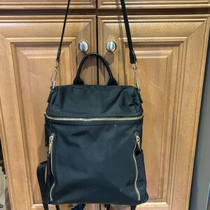 Miztique Black and Gold Striped Interior Bag